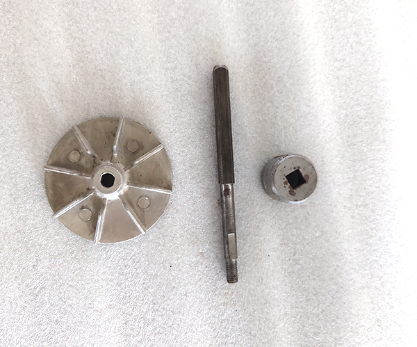 YT1配件方軸、葉輪、滑道